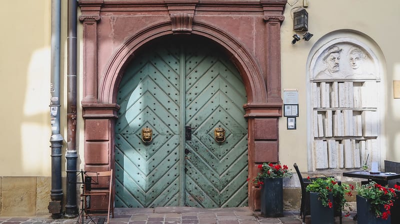 Giant doors and architectural details in Krakow we noticed wandering the streets Giant doors and architectural details in Krakow we noticed wandering the streets