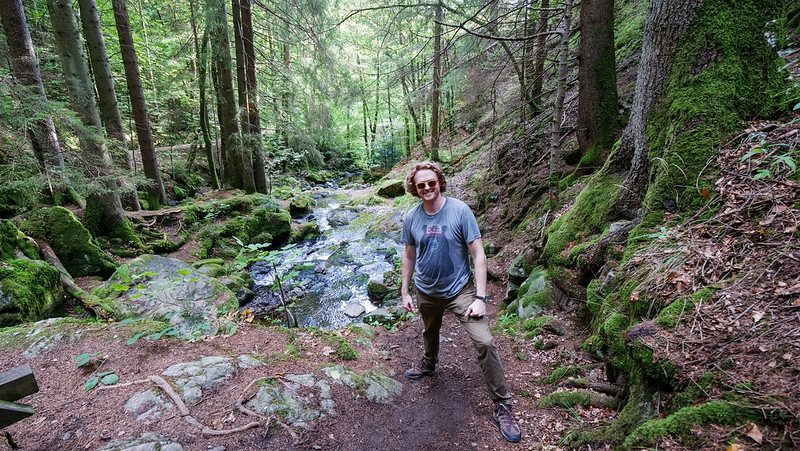 Hiking in Germany's Black Forest also known as Schwarzwald with Nomadic Samuel having a blast being out on the trails 