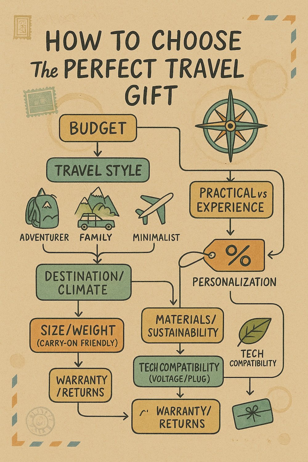 How to choose the perfect travel gift by budget and style and other variables How to choose the perfect travel gift by budget and style and other variables