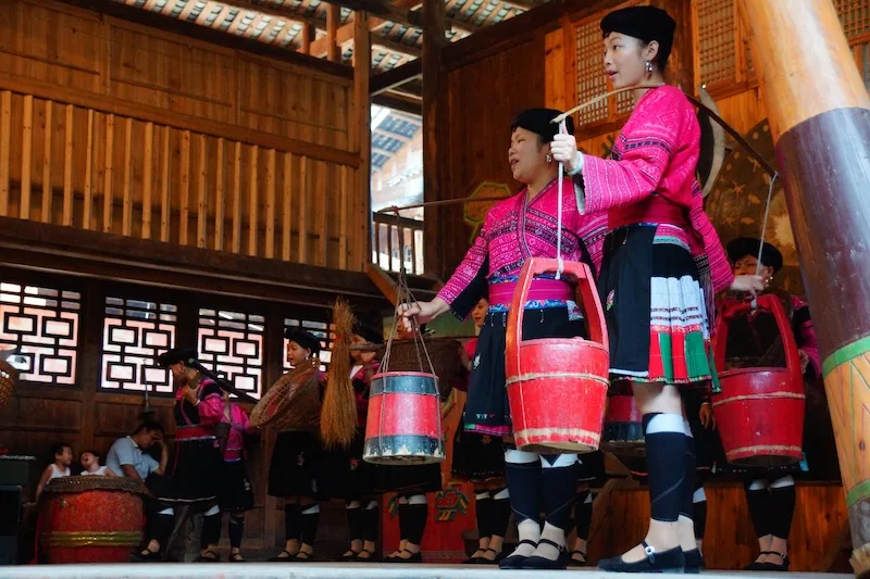 Hangluo Yao Village long hair ceremony 