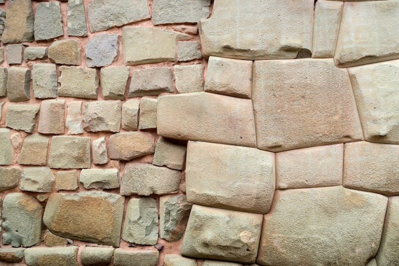 Inca stone walls found in Cuzco, Peru 