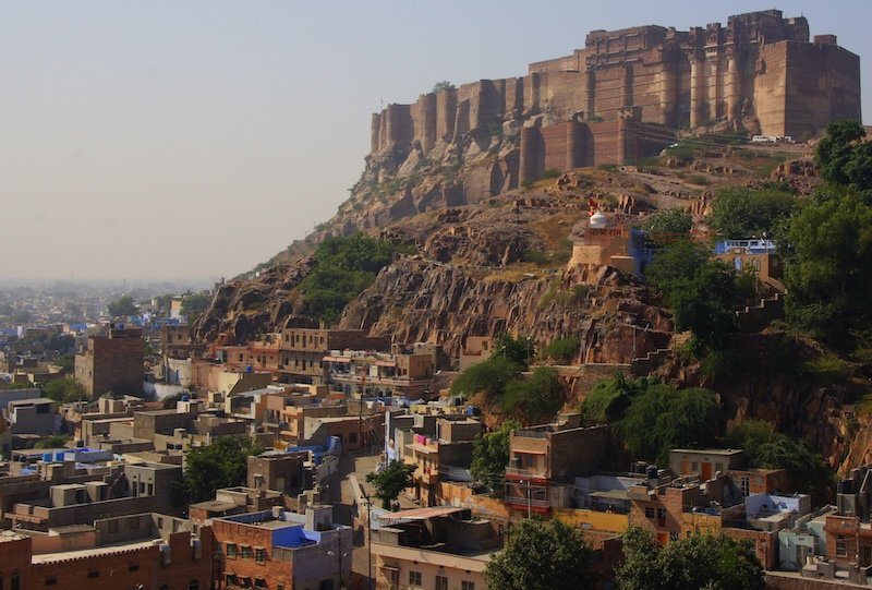 Incredible fort views in Jodhpur, Rajasthan, India 