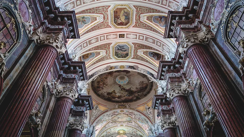 Inside Fara Poznańska in Poznan where the details of the intricate design will blow your mind in Poland Inside Fara Poznańska in Poznan where the details of the intricate design will blow your mind in Poland
