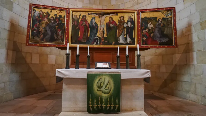 Interior views of the altar at the church of St Servatius in Quedlinburg Interior views of the altar at the church of St Servatius in Quedlinburg