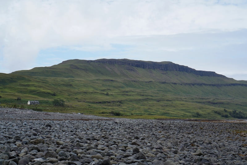 Isle of Mull with views of Foot of Ben More in the Scottish Highlands, Scotland 