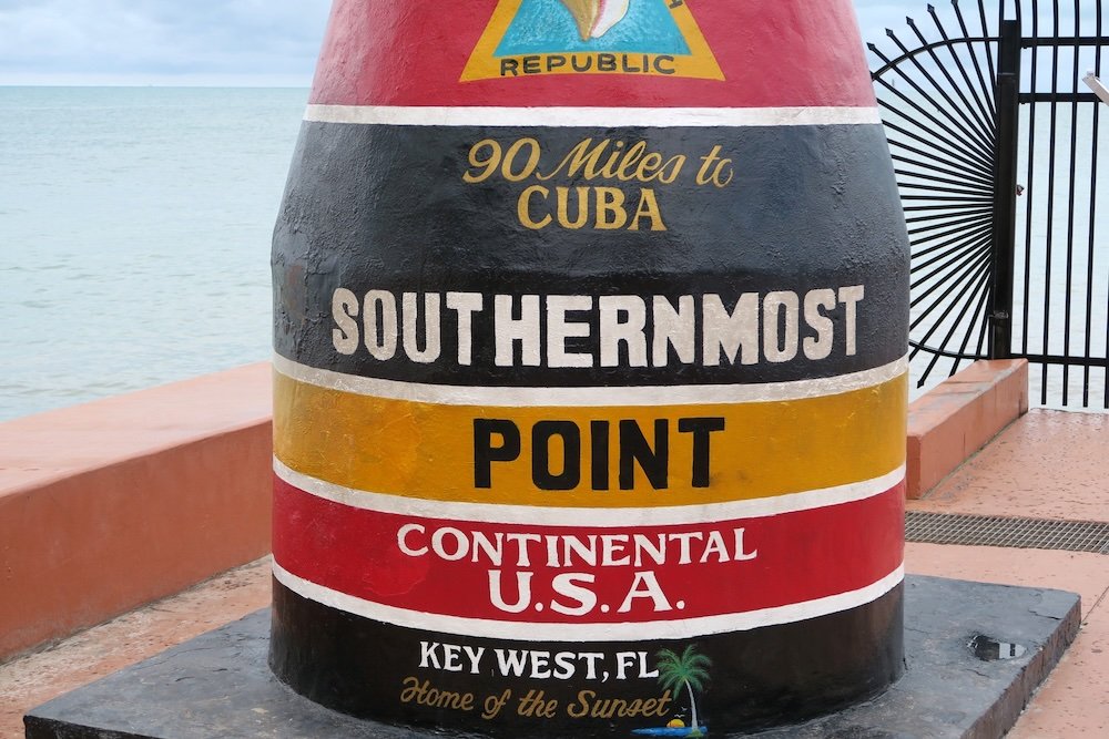 Key West Florida is the southern most point of the continental USA 