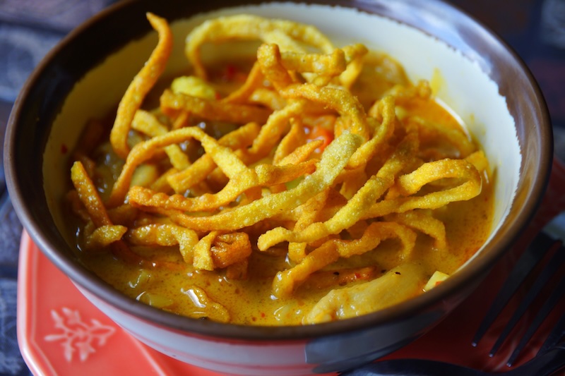 Khao soi must try vegetarian dish in Chiang Mai, Thailand Khao soi must try vegetarian dish in Chiang Mai, Thailand