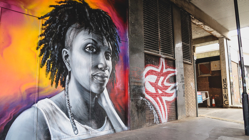 London's art scene includes street art in Croydon is legendary and should not be missed 