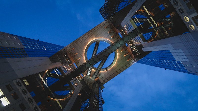 Looking for things to do in Osaka at night? Then head up the Umeda Sky Building for dazzling city views 