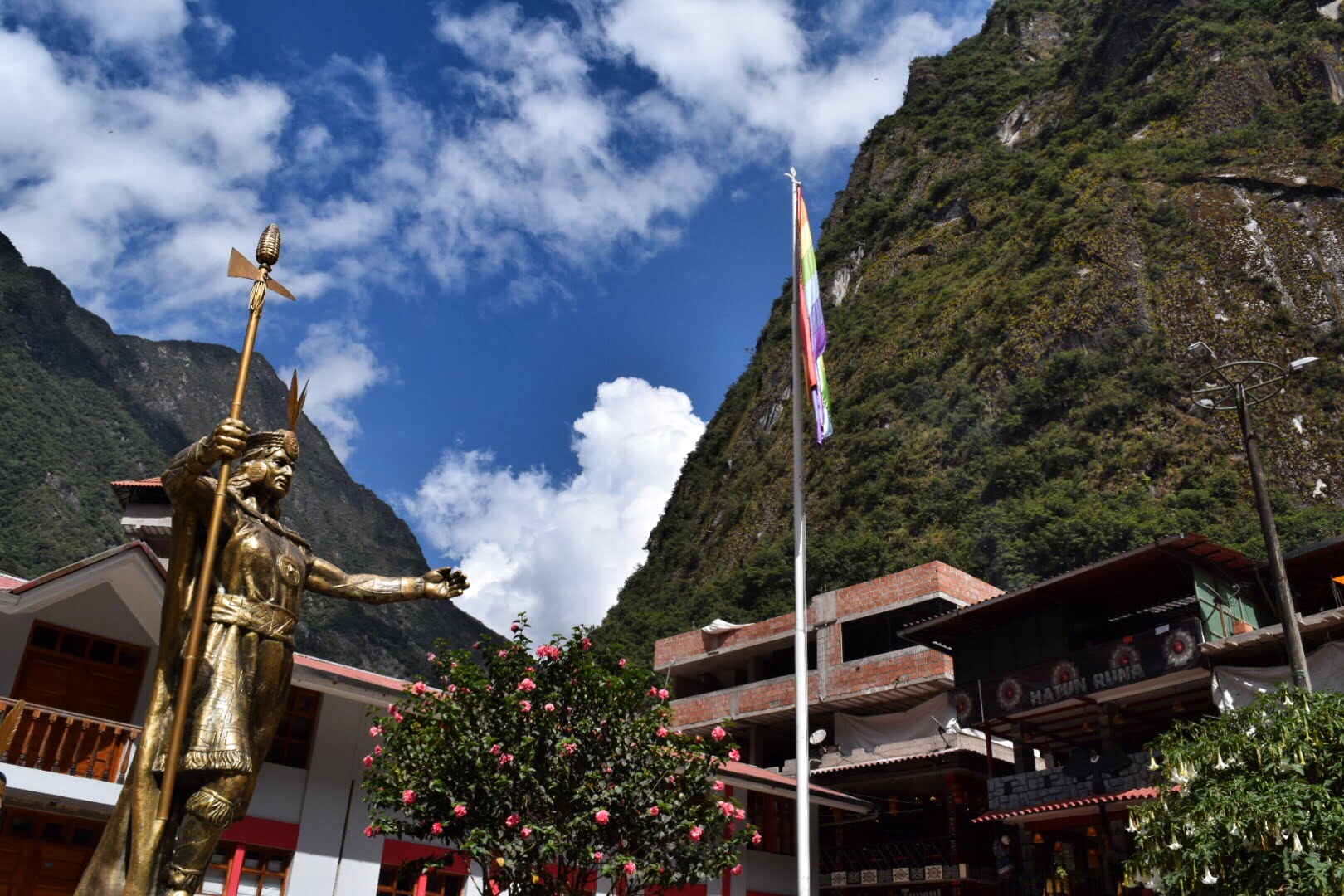 Machu Picchu Tip: Spend the night in Aguas Calientes which is a comfortable town with good accommodations and restaurants for travelers 