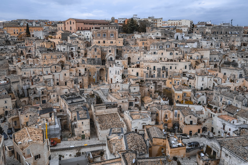 More epic high vantage point views of Matera, Italy. The town looks straight out of bible times. More epic high vantage point views of Matera, Italy. The town looks straight out of bible times.