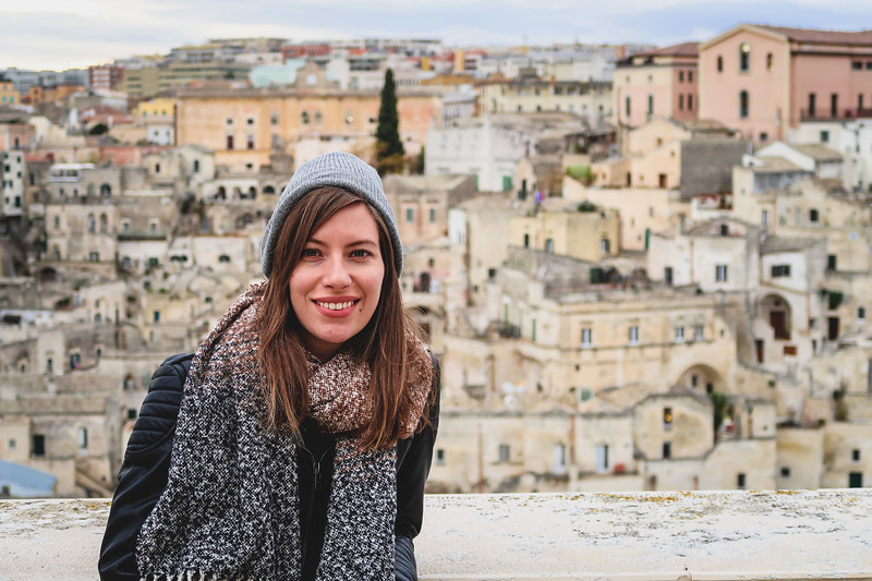 More views of Matera with Audrey Bergner of That Backpacker smiling while visiting Italy More views of Matera with Audrey Bergner of That Backpacker smiling while visiting Italy