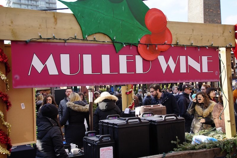 Mulled wine is what it is all about at the Toronto Christmas Market