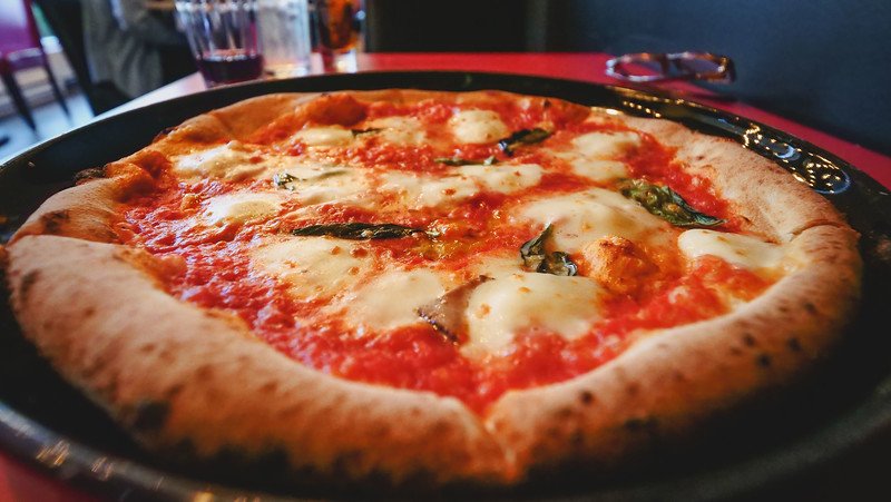 Naples-style pizza at Piatto in Halifax, Nova Scotia with its authentic style pizzas a big hit in the city 