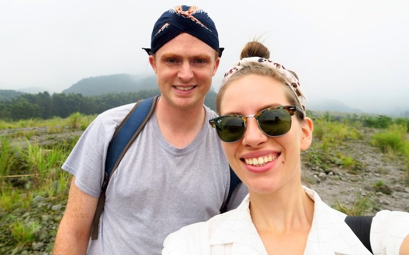 Nomadic Samuel and Audrey Bergner That Backpacker ready for adventure in Indonesia 