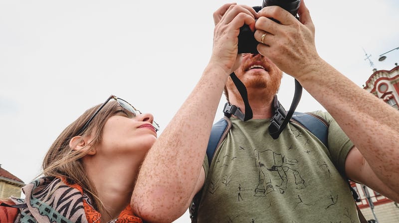 Nomadic Samuel and That Backpacker Audrey Bergner in Wroclaw, Poland enjoying capturing the moment Nomadic Samuel and That Backpacker Audrey Bergner in Wroclaw, Poland enjoying capturing the moment