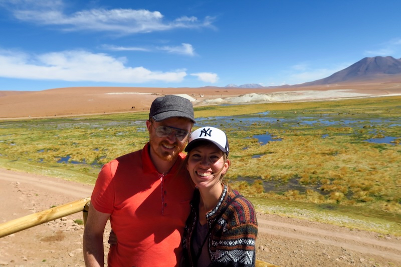 Nomadic Samuel and That Backpacker enjoying adventure travel in Chile 