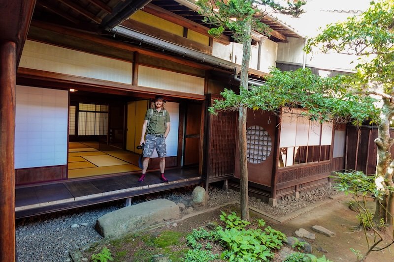Nomadic Samuel enjoying traditional architecture in Takayama, Japan 