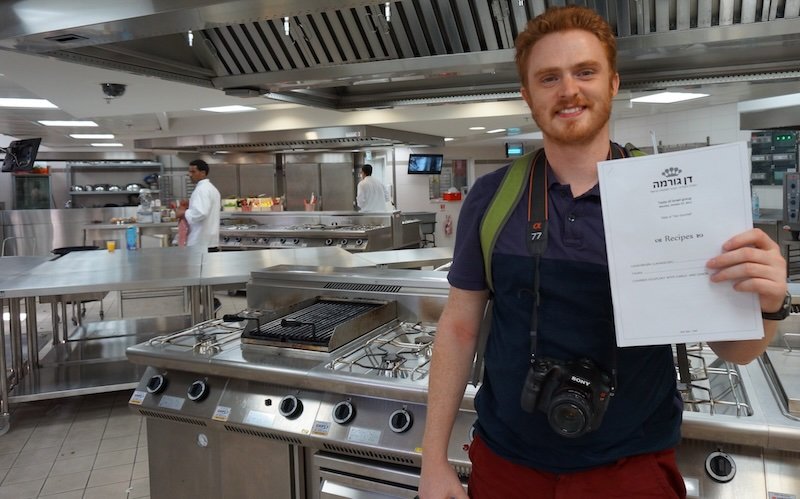 Nomadic Samuel learning how to cook in Israel Nomadic Samuel learning how to cook in Israel
