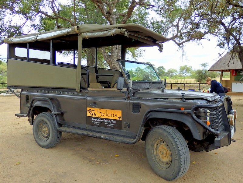 Our safari vehicle for going on tour in Kruger National Park 