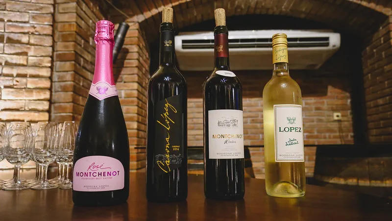 Our wine tour of Bodegas Lopez concluded with a fun wine tasting in the cellar featuring four different wines in Mendoza