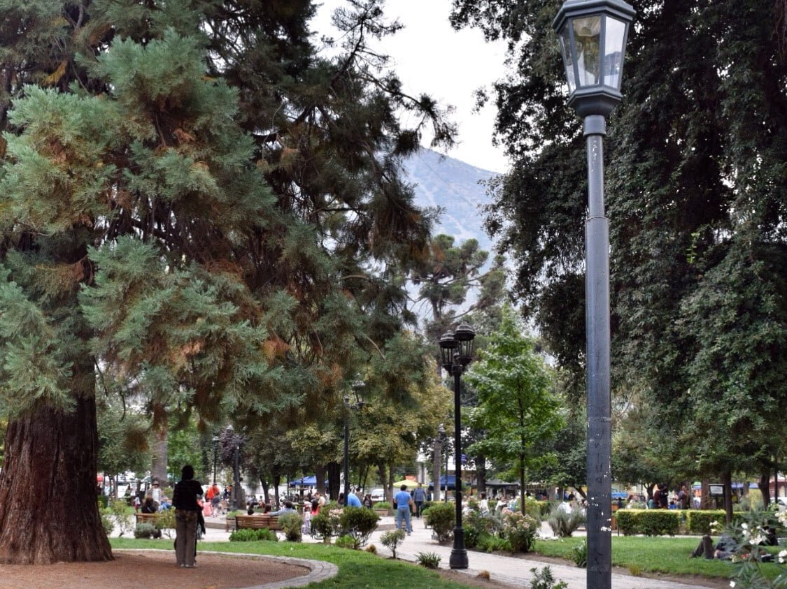 Park views in Cajón del Maipo offers locals and tourists a green escape in Chile 
