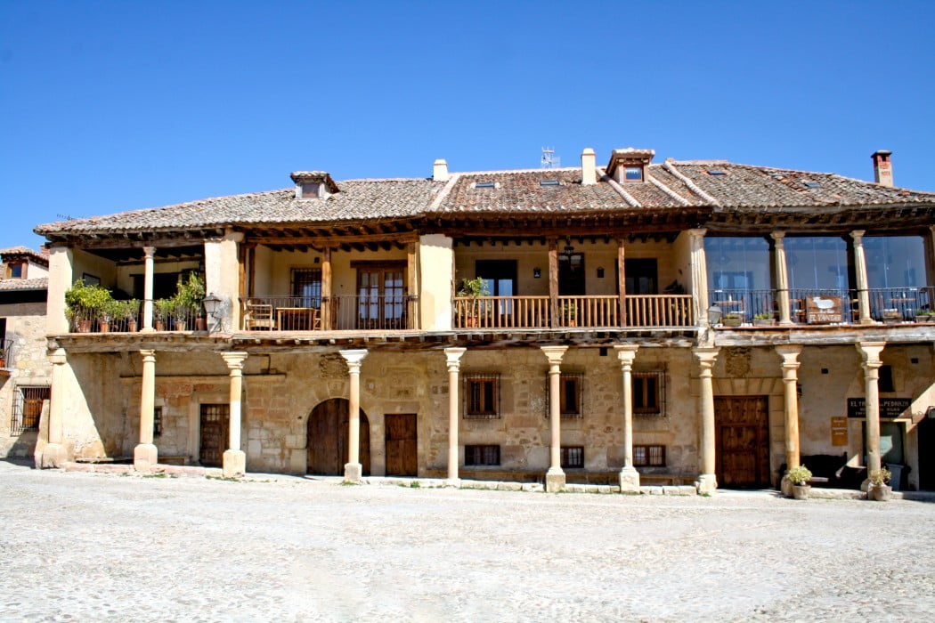 Pedraza old architecture that is fascinating to explore on a visit in Spain with its rustic grandeur 