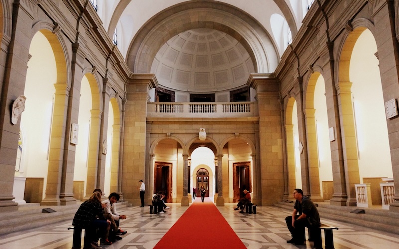 Red carpet views whilst visiting museum island in Berlin, Germany Red carpet views whilst visiting museum island in Berlin, Germany