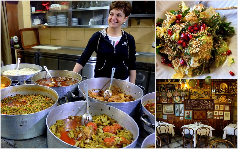 Restaurant Meteora in Kalambaka serving an assortment of dishes