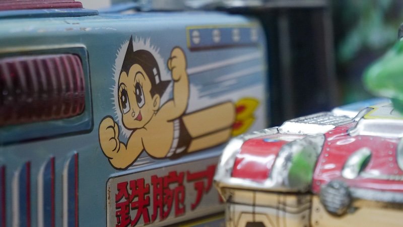 Retro Astroboy items in Takayama, Japan 