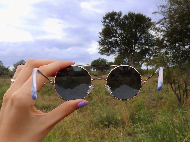 Safari as witnessed by That Backpacker Audrey Bergner's sunglasses in Kruger National Park in South Africa