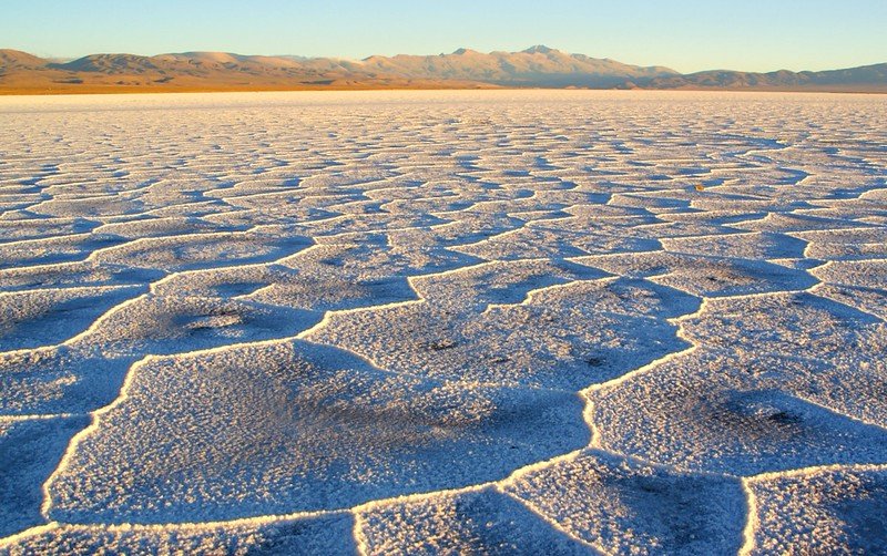 Salinas Grandes can be visited as a day trip from Salta, Argentina and offers unique geographical features not found on other excursions 