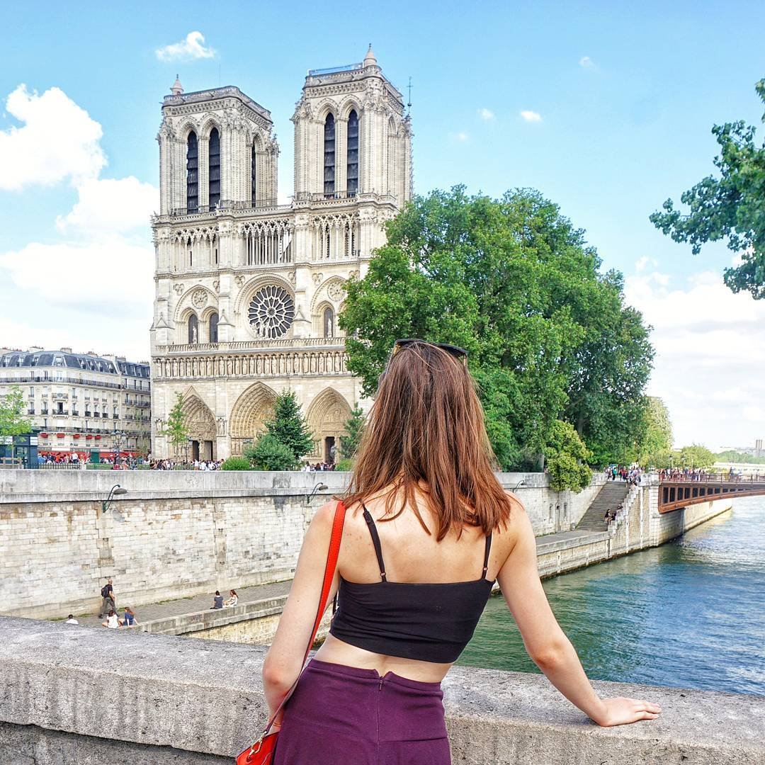 Sample Berthillon ice cream and also enjoy the views of Notre Dame in Paris!
