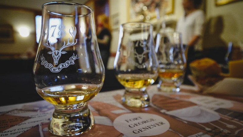 Sampling spirits on the Raise Your Spirits tour with Compass Distillers in Halifax, Nova Scotia, Canada  