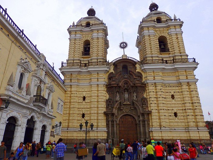 San Francisco Basilica and Convent in Lima, Peru is a major landmark and attraction in the city worth visiting on your trip