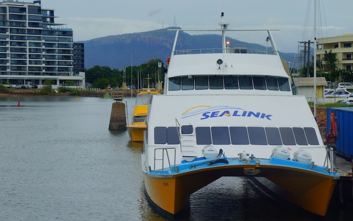 Sealink ferry to Magnetic Island from Townsville, Australia Sealink ferry to Magnetic Island from Townsville, Australia