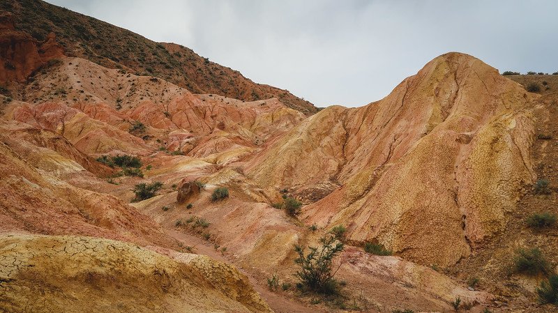 Skazka is the Fairy Tale Canyon in Kyrgyzstan with incredible natural formations and colours on offer 