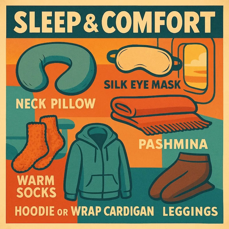 Sleep and comfort essentials for an optimal flight experience Sleep and comfort essentials for an optimal flight experience