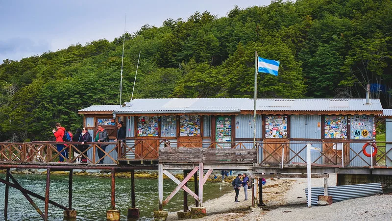 Southernmost post office in the world in Tierra Del Fuego in Argentina Southernmost post office in the world in Tierra Del Fuego in Argentina