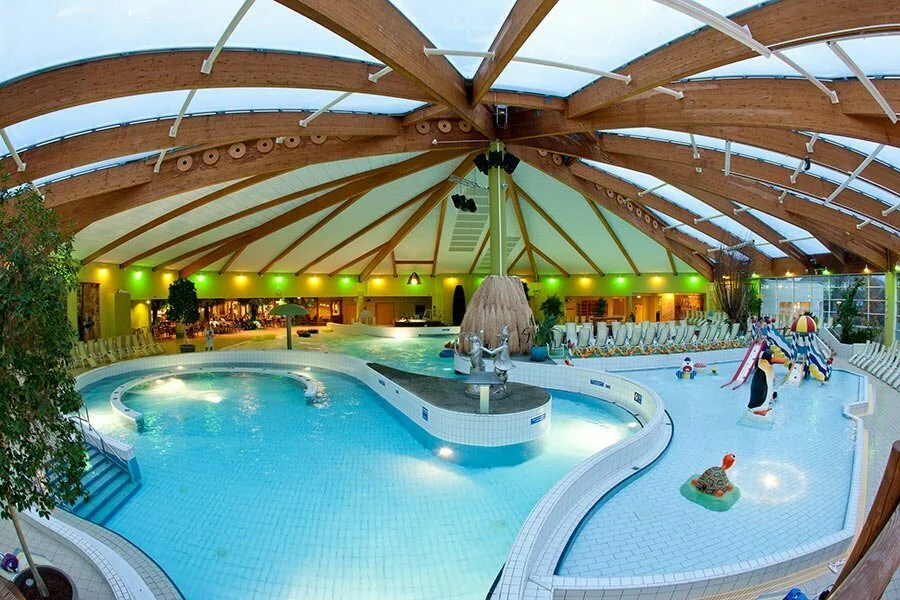 Spreewelten is a multi-purpose complex in Germany with swimming facilities 