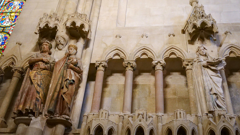 Statues depicting the top donors of Naumburg Cathedral was a unique and distinct feature we noticed during our visit in Germany 