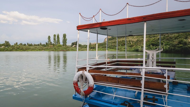 Sunset on Issyk Kul best experience on a boat ride tour in Kyrgyzstan as a thing to do from Karakol 