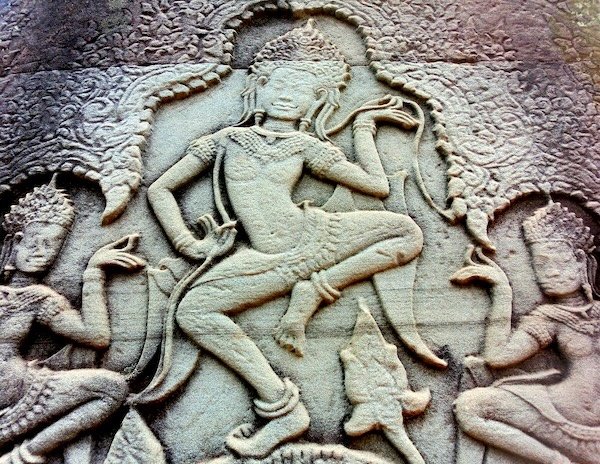 Temples of Angkor bas relief carvings 