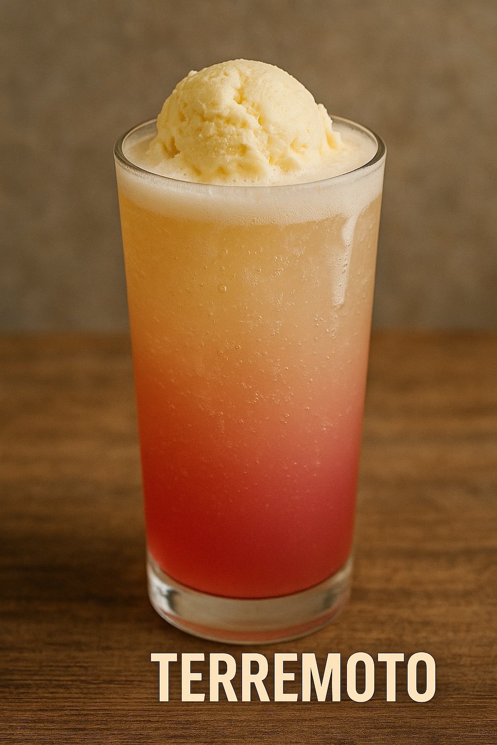 Terremoto is the delicious Chilean cocktail with wine and ice cream a winning combo for sure 