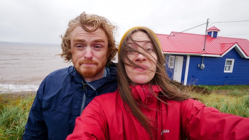 That Backpacker Audrey Bergner and Nomadic Samuel surviving extreme weather and budget travel as well 