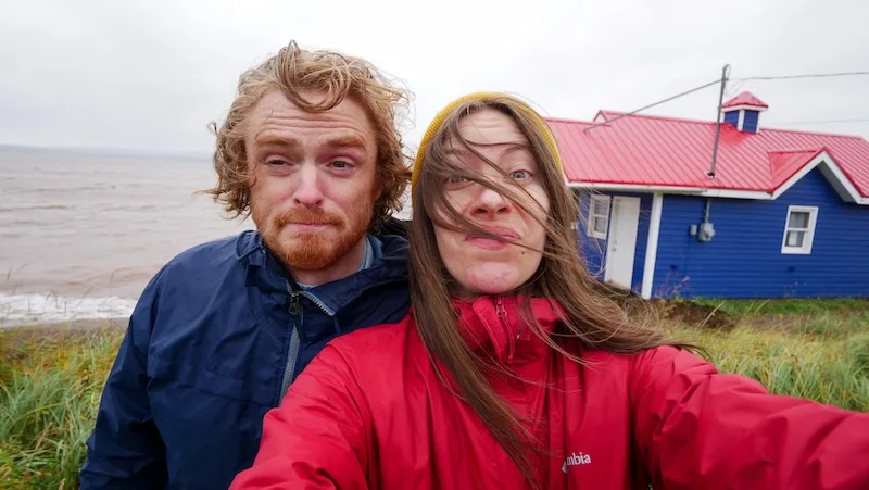 That Backpacker Audrey Bergner and Nomadic Samuel surviving extreme weather and budget travel as well 