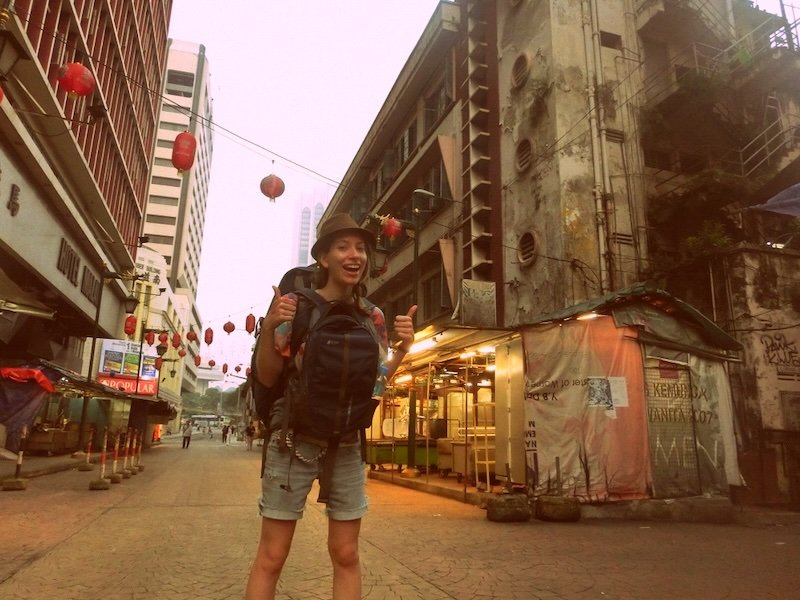 That Backpacker Audrey Bergner backpacking all over Malaysia with a daypack and backpack on at the same time ready for adventure That Backpacker Audrey Bergner backpacking all over Malaysia with a daypack and backpack on at the same time ready for adventure