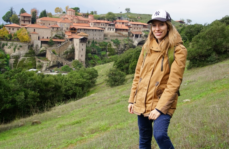 That Backpacker Audrey Bergner bundled up to go hiking in Meteora, Greece That Backpacker Audrey Bergner bundled up to go hiking in Meteora, Greece