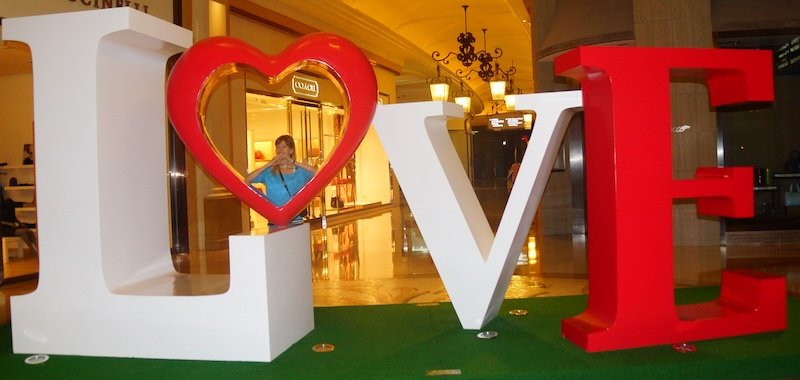 That Backpacker Audrey Bergner by the I Love Macau sign That Backpacker Audrey Bergner by the I Love Macau sign