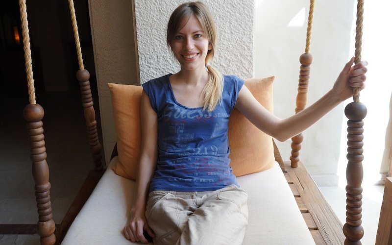 That Backpacker Audrey Bergner enjoying a comfortable stay in Jordan That Backpacker Audrey Bergner enjoying a comfortable stay in Jordan